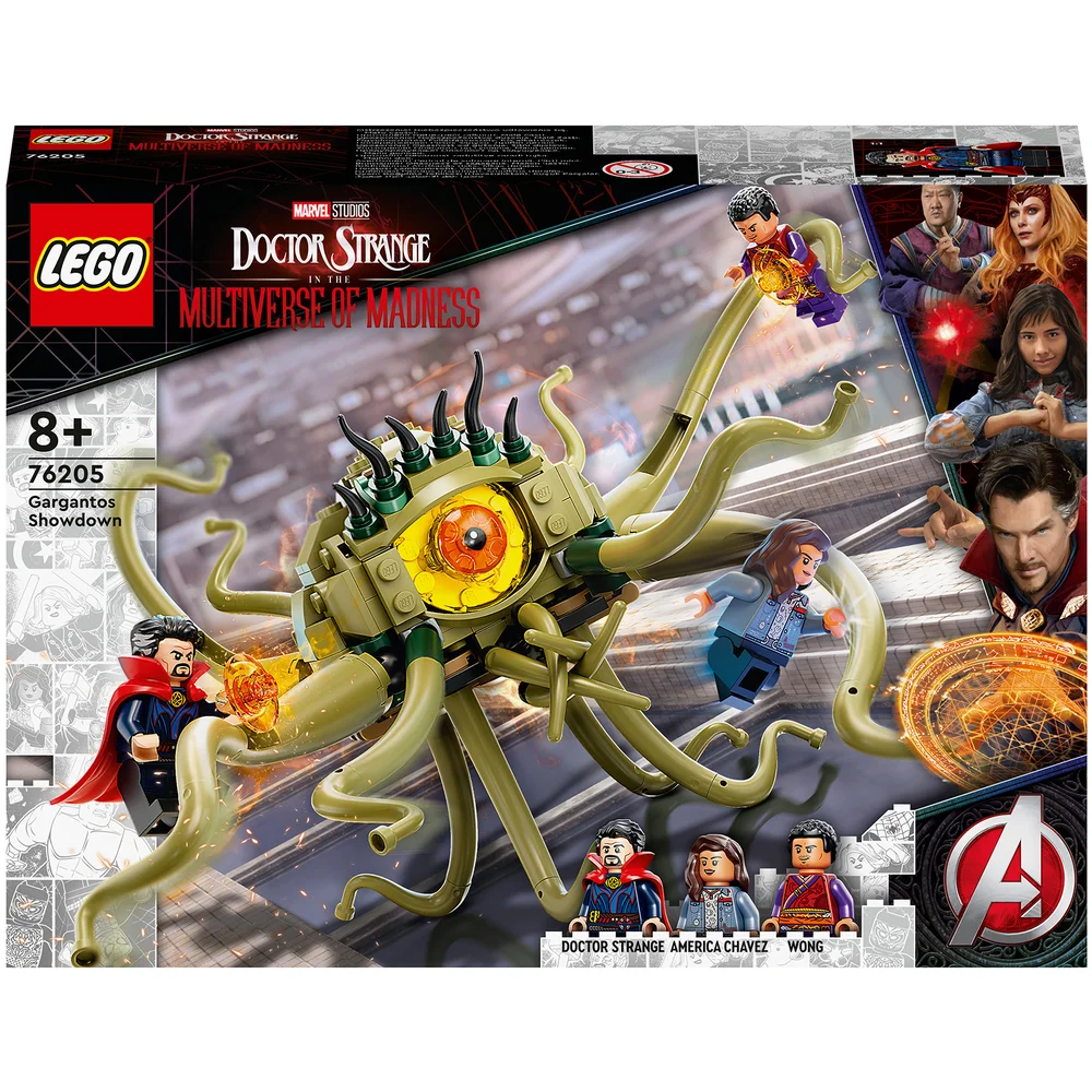 LEGO 76205 Marvel Super Heroes Gargantos Duel, Octopus en Dr. Strange-Minifiguur, voor Kinderen vanaf 8 Jaar, Super Heroes-Set Afbeelding 1