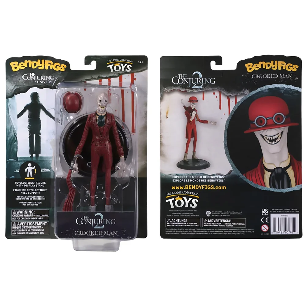 Noble Collection The Conjuring 2 The Crooked Man BendyFig 7 Inch Action Figure Afbeelding 1
