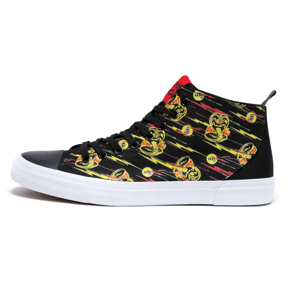 Akedo x Cobra Kai Lightning High Top - Black - UK 10 / EU 44.5 / US Men's 10.5 / US Women's 12 Afbeelding 1