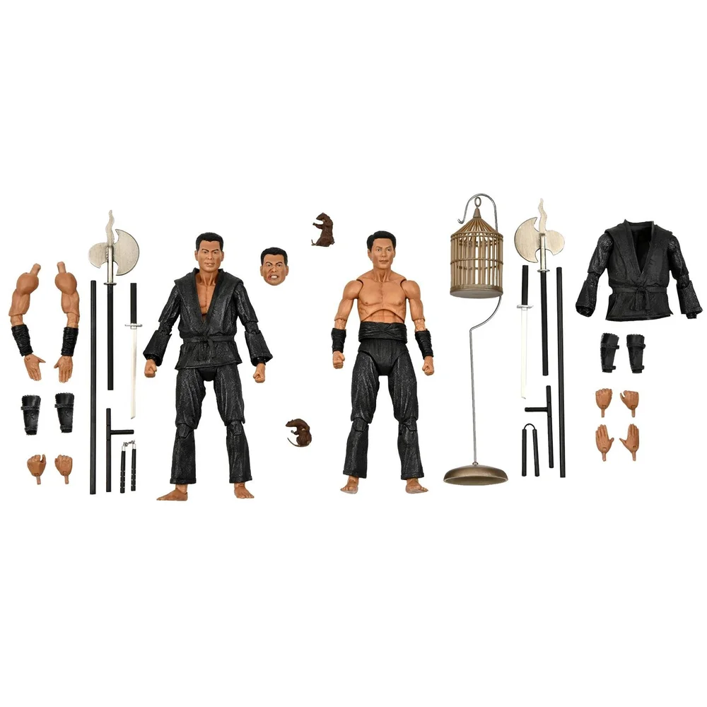 NECA Teenage Mutant Ninja Turtles Shadow Warriors 7 Inch Scale Action Figures 2 Pack Afbeelding 1