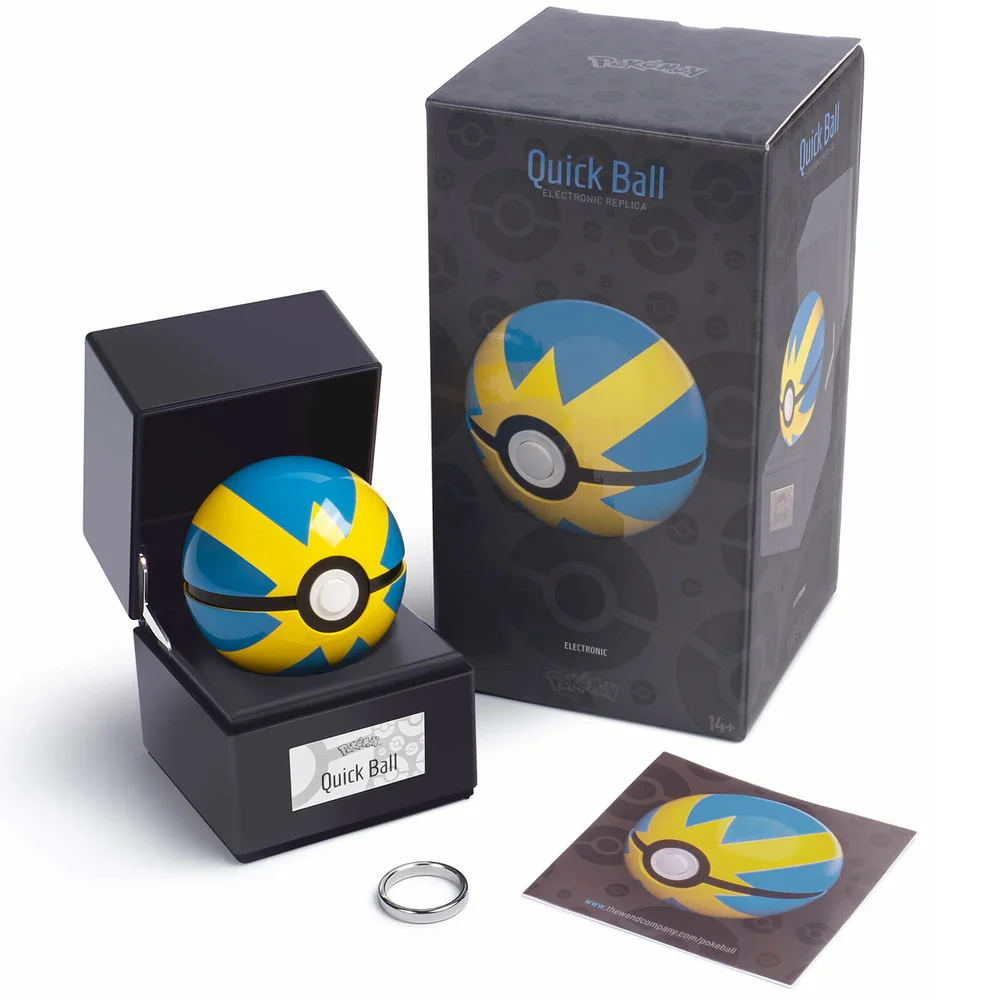 Wand Company Pokémon Die-Cast Quick Ball Replica Afbeelding 1