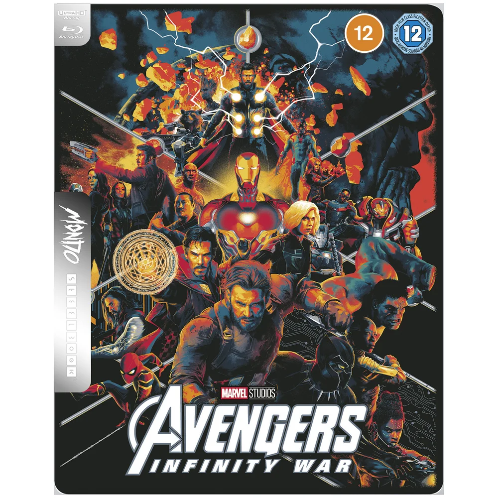 Marvel Studios' Avengers Infinity War - Mondo #54 Zavvi Exclusive 4K Ultra HD Steelbook (Includes Blu-ray) Afbeelding 1