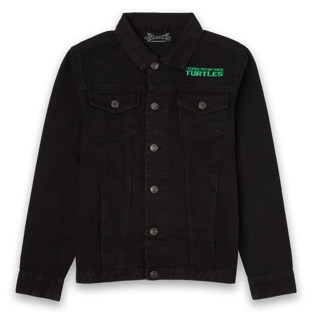 Teenage Mutant Ninja Turtles Collage Denim Jacket - Black - XS Afbeelding 1