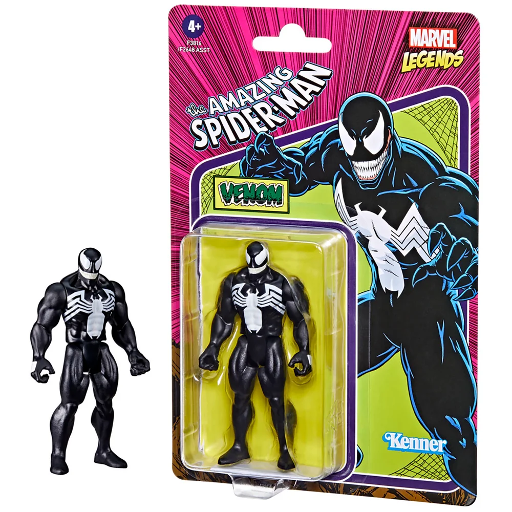 Hasbro Marvel Legends Retro 3.75 Inch Venom Action Figure Afbeelding 1
