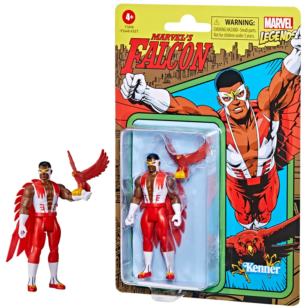 Hasbro Marvel Legends Retro 3.75 Inch Marvel’s Falcon Action Figure Afbeelding 1