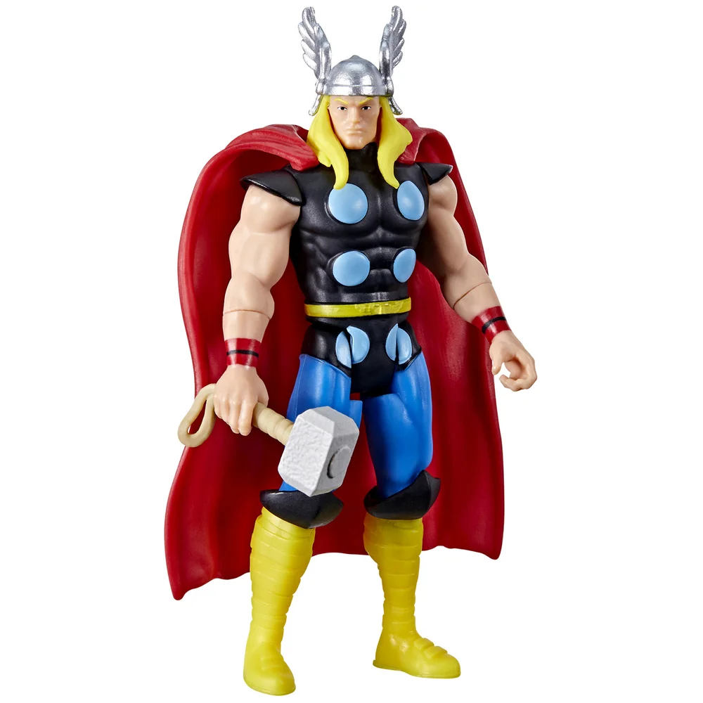 Hasbro Marvel Legends Series 3.75 Inch Retro Collection Thor Action Figure Afbeelding 1