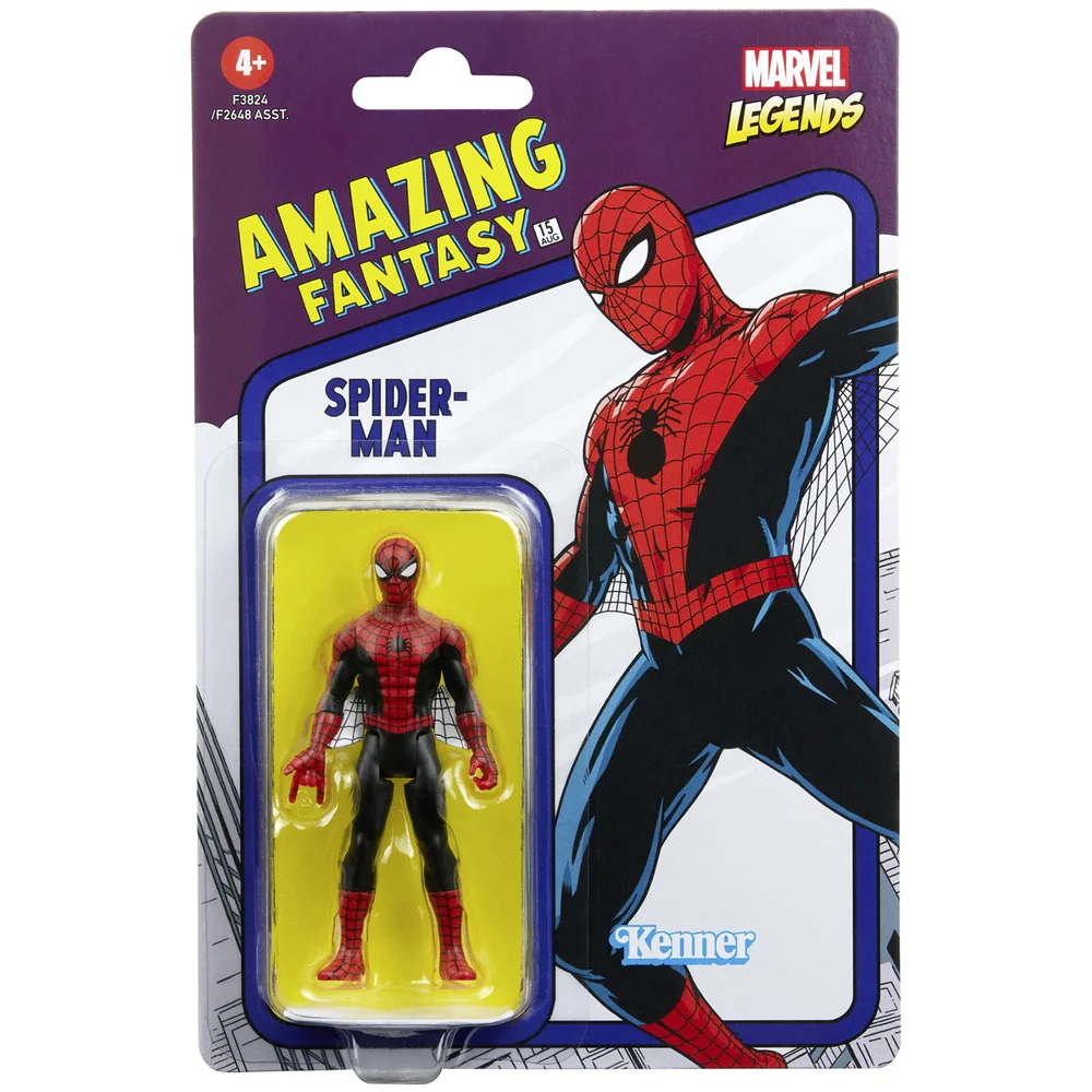 Hasbro Marvel Legends Retro 375 Amazing Fantasy Spider-Man Action Figure Afbeelding 1