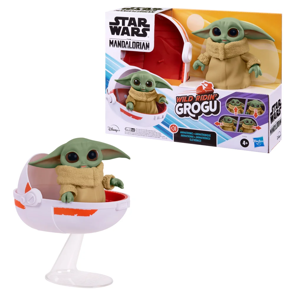 Hasbro Star Wars Wild Ridin' Grogu 5 Inch Animatronic Afbeelding 1
