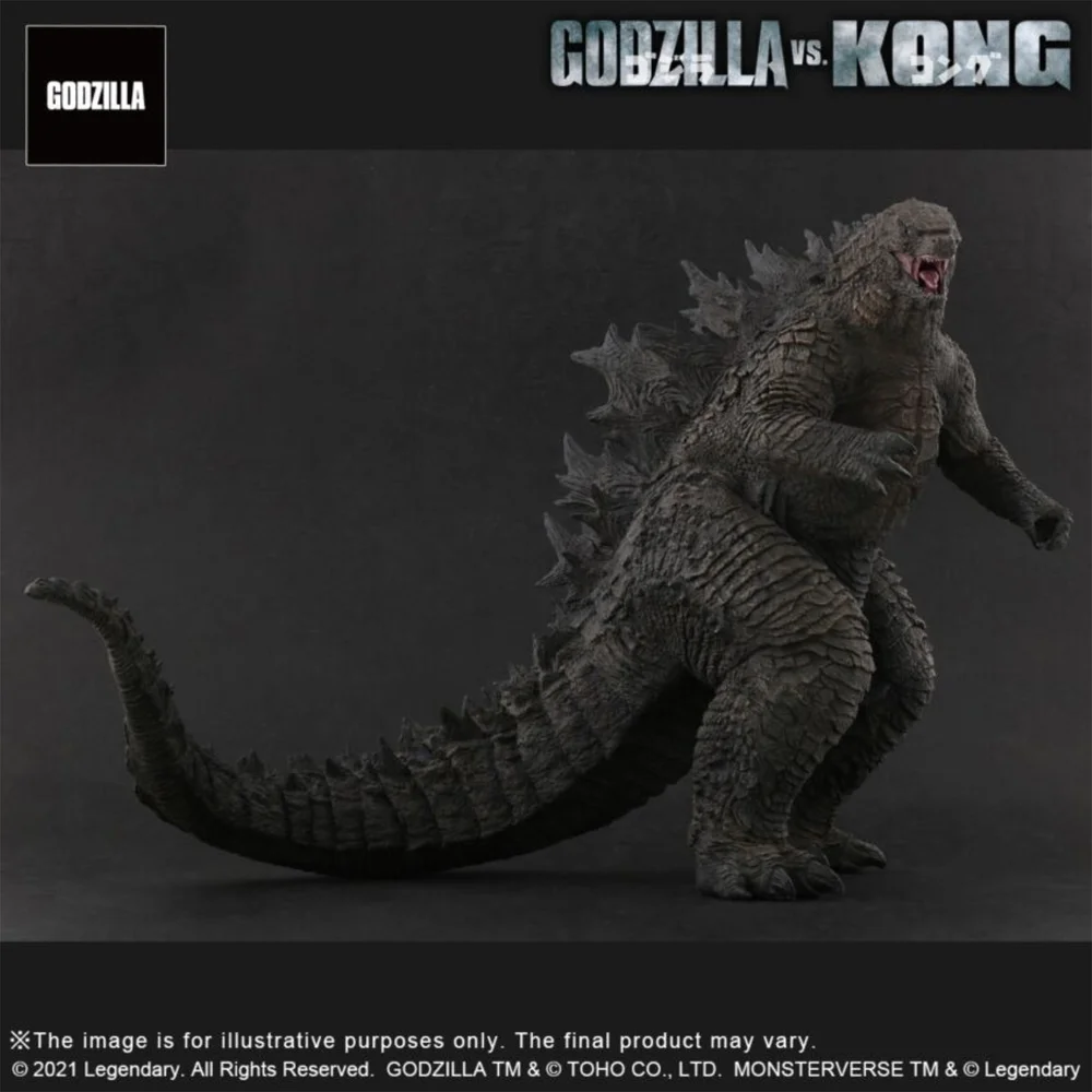 X-Plus Large Kaiju Series Godzilla Vs. Kong Soft Vinyl Figure - Godzilla (2021) Afbeelding 1