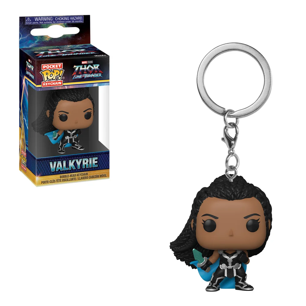 Marvel Thor Love & Thunder Valkyrie Funko Pop! Vinyl Keychain Afbeelding 1