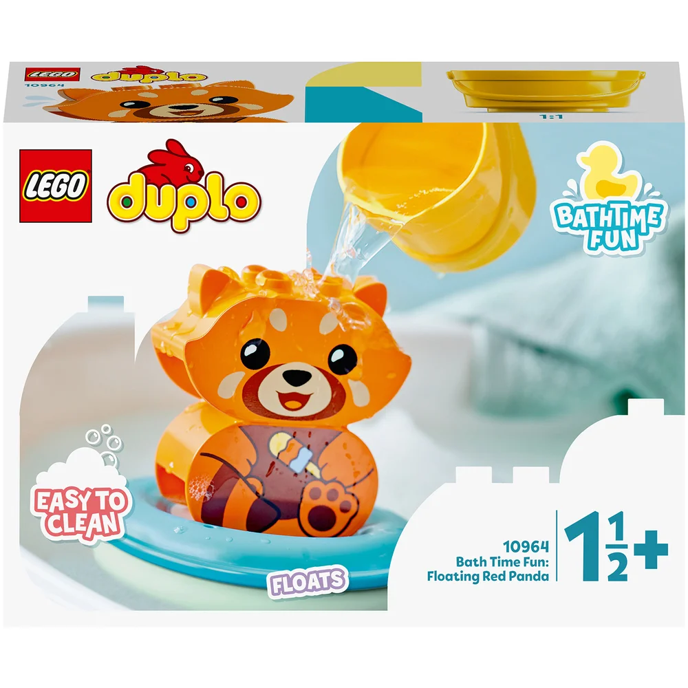 LEGO DUPLO: Bath Time Fun Floating Red Panda (10964) Afbeelding 1