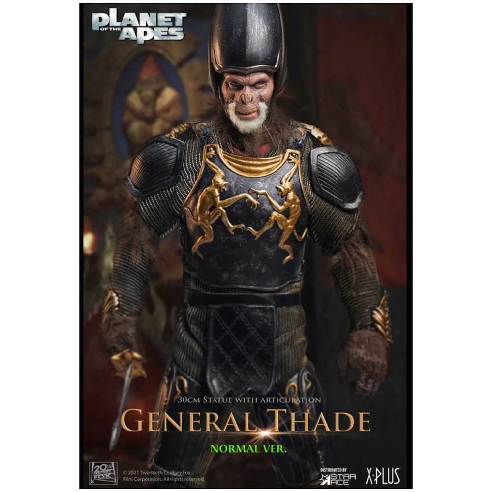 Star Ace Planet Of The Apes (2001) Super Vinyl Statue - General Thade Afbeelding 1