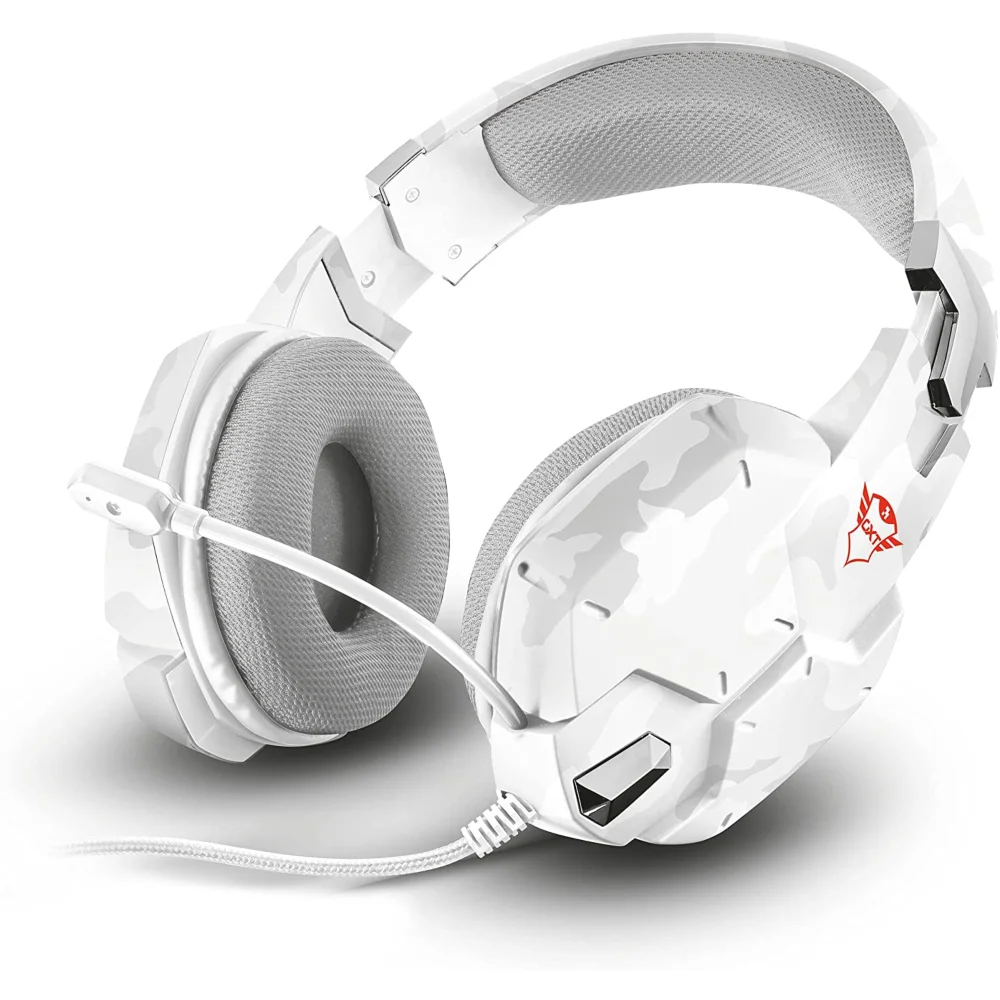 Trust GXT322W Carus Gaming Headphones - Snow Afbeelding 1