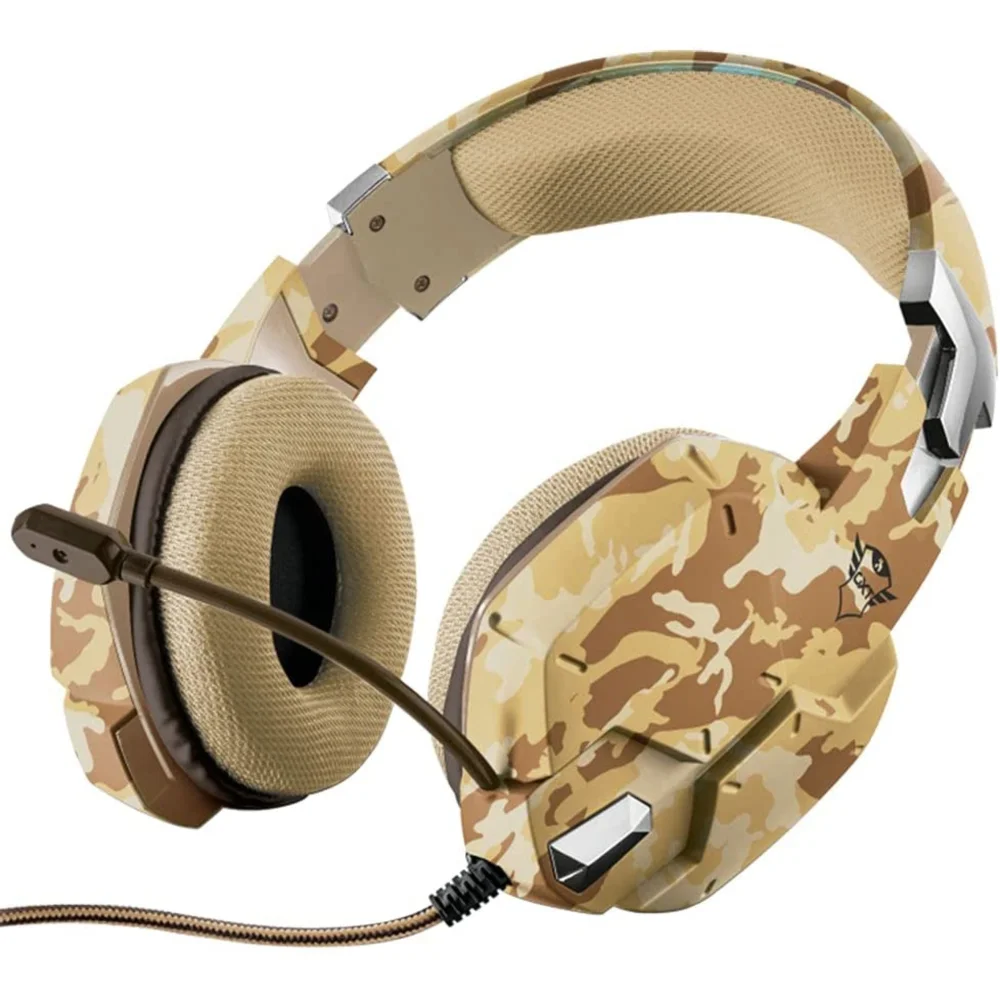 Trust GXT322D Carus Gaming Headphones - Desert Afbeelding 1