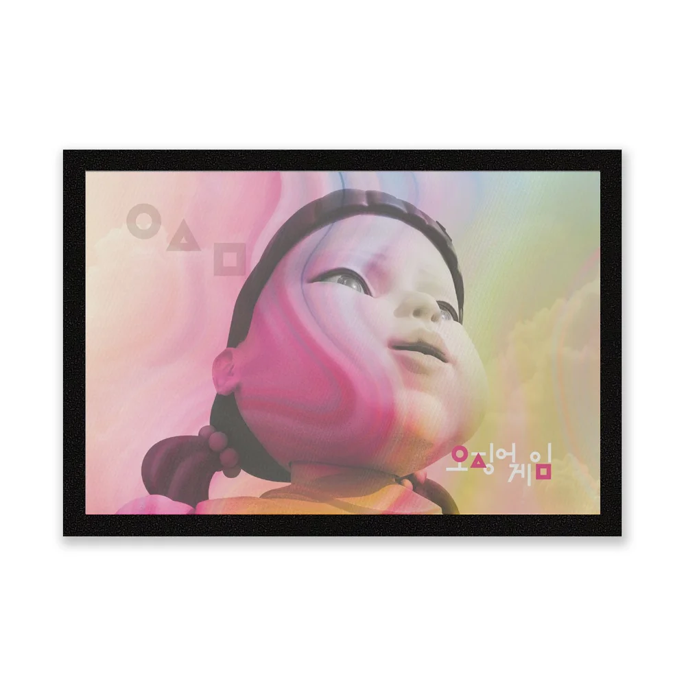 Squid Game Giant Doll Entrance Mat Afbeelding 1