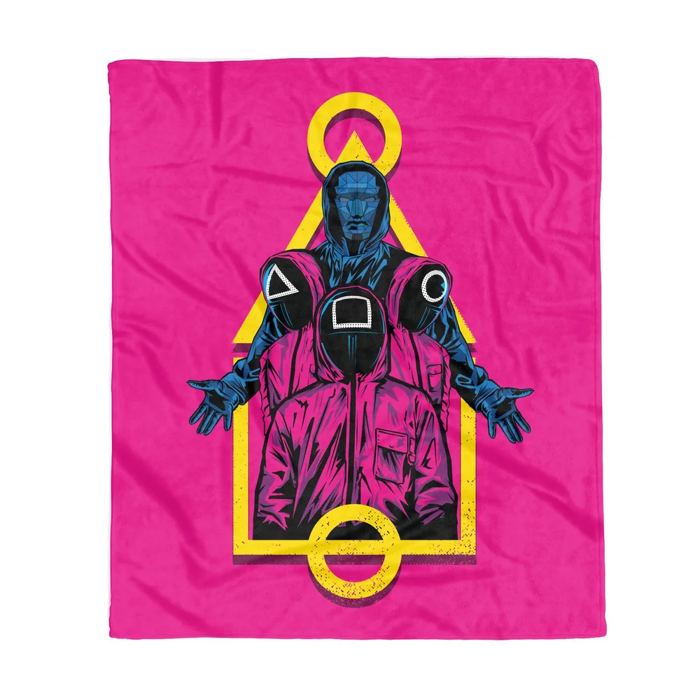 Squid Game Presenting Squid Game Fleece Blanket - M Afbeelding 1
