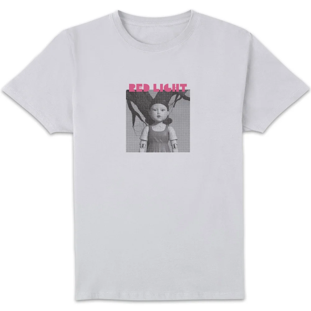 Squid Game Red Light Green Light Men's T-Shirt - White - S Afbeelding 1