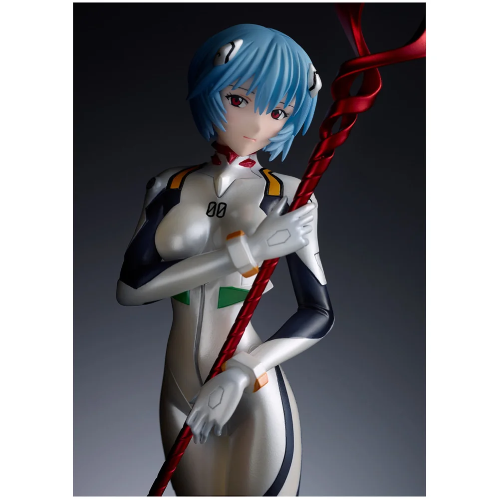 Wave Evangelion 1/7 Scale Figure - Rei Ayanami (Plugsuit Style) (Pearl Version) Afbeelding 1