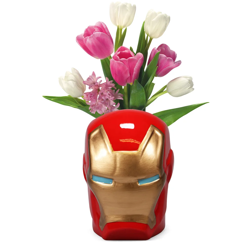 Iron Man (Marvel) Shaped Wall Vase Afbeelding 1