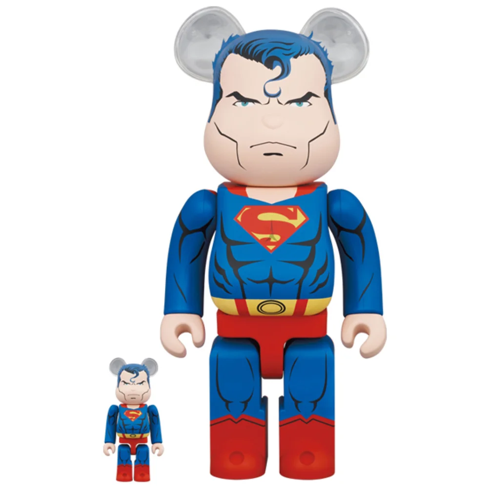 Medicom Batman: Hush 100% & 400% Be@rbrick 2-pack - Superman Afbeelding 1