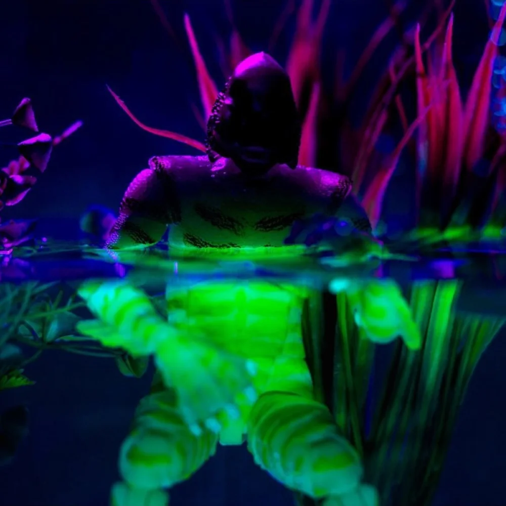 Jada Toys Universal Monsters 6" Action Figure - The Creature (Glow-In-The-Dark Version) Afbeelding 1