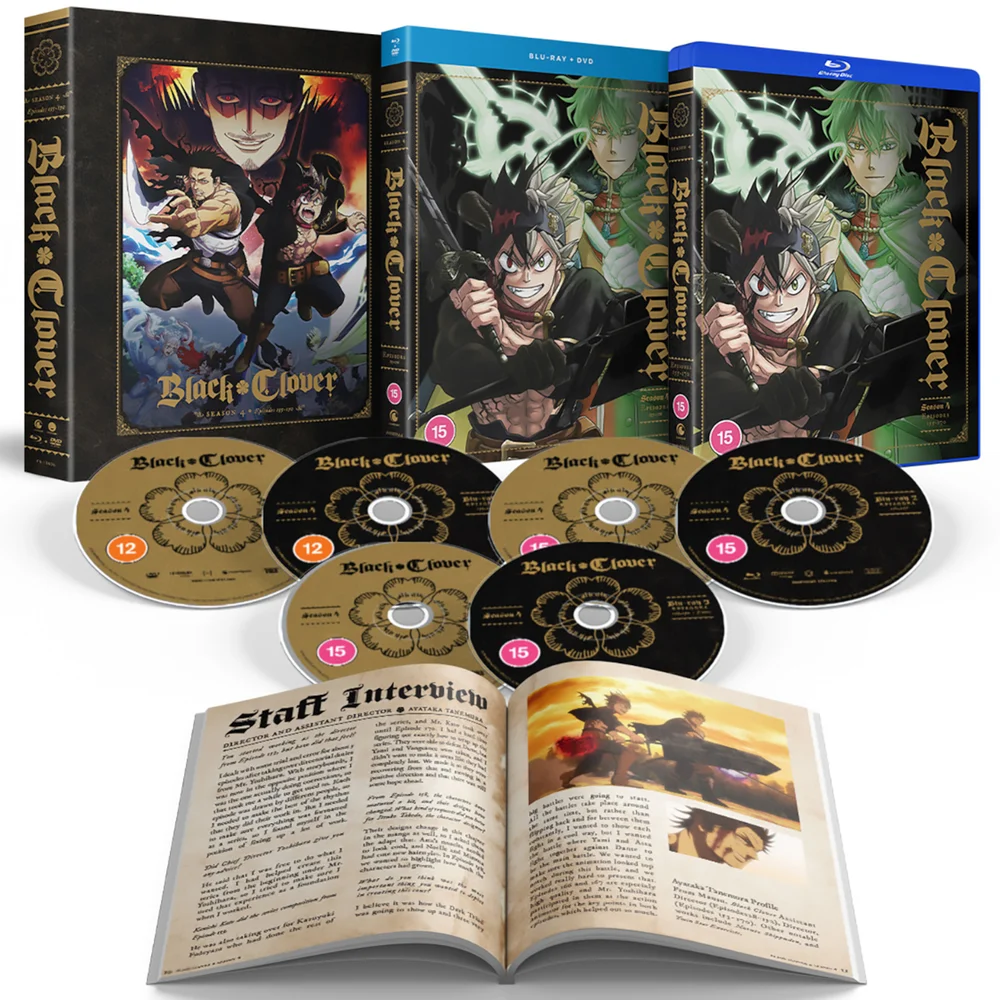 Black Clover Complete Season 4/ Combo Limited Edition Afbeelding 1