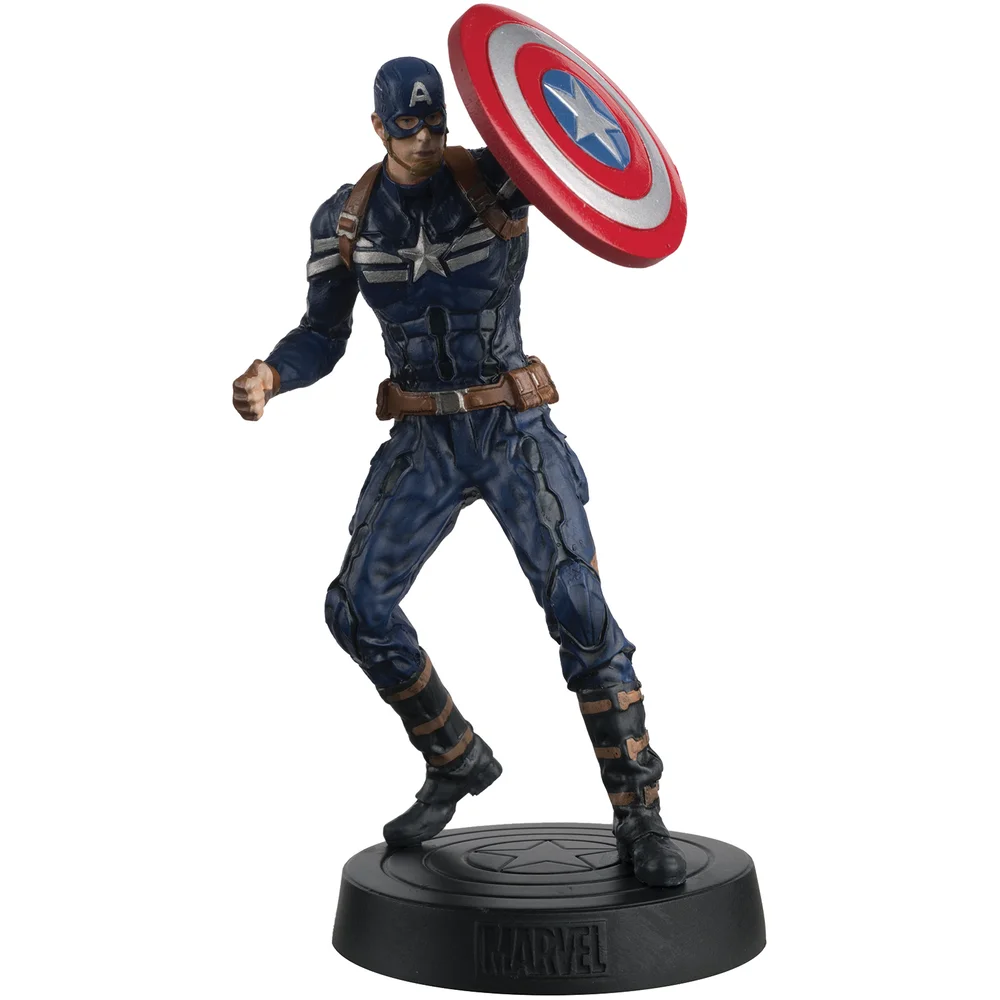 Eaglemoss Captain America Figurine with Magazine Afbeelding 1