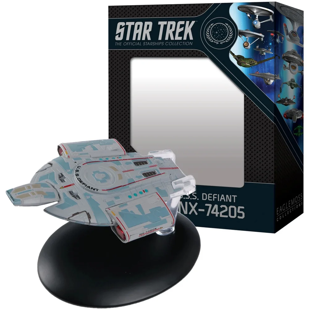 Eaglemoss USS Defiant NX-74205 - (TV Deep Space Nine / Film First Contact) Afbeelding 1