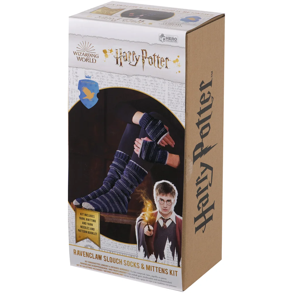 Eaglemoss Ravenclaw Mittens & Slouch Socks Knit Kit Afbeelding 1