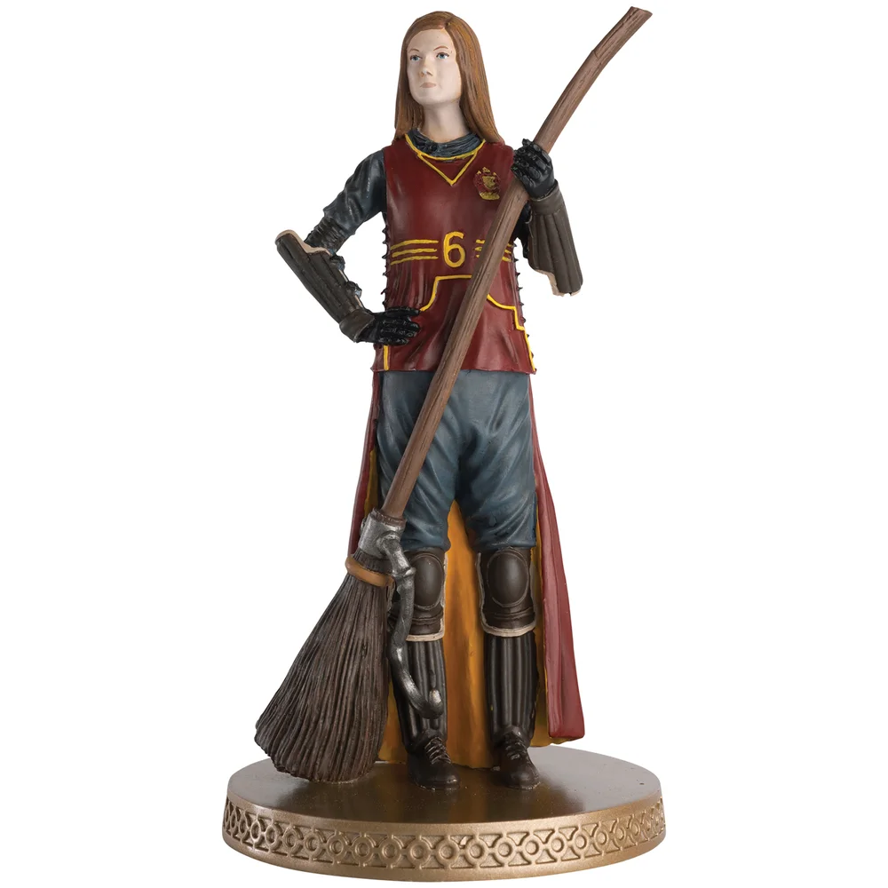 Eaglemoss Ginny Weasley (In Quidditch Robes) Figurine with Magazine Afbeelding 1