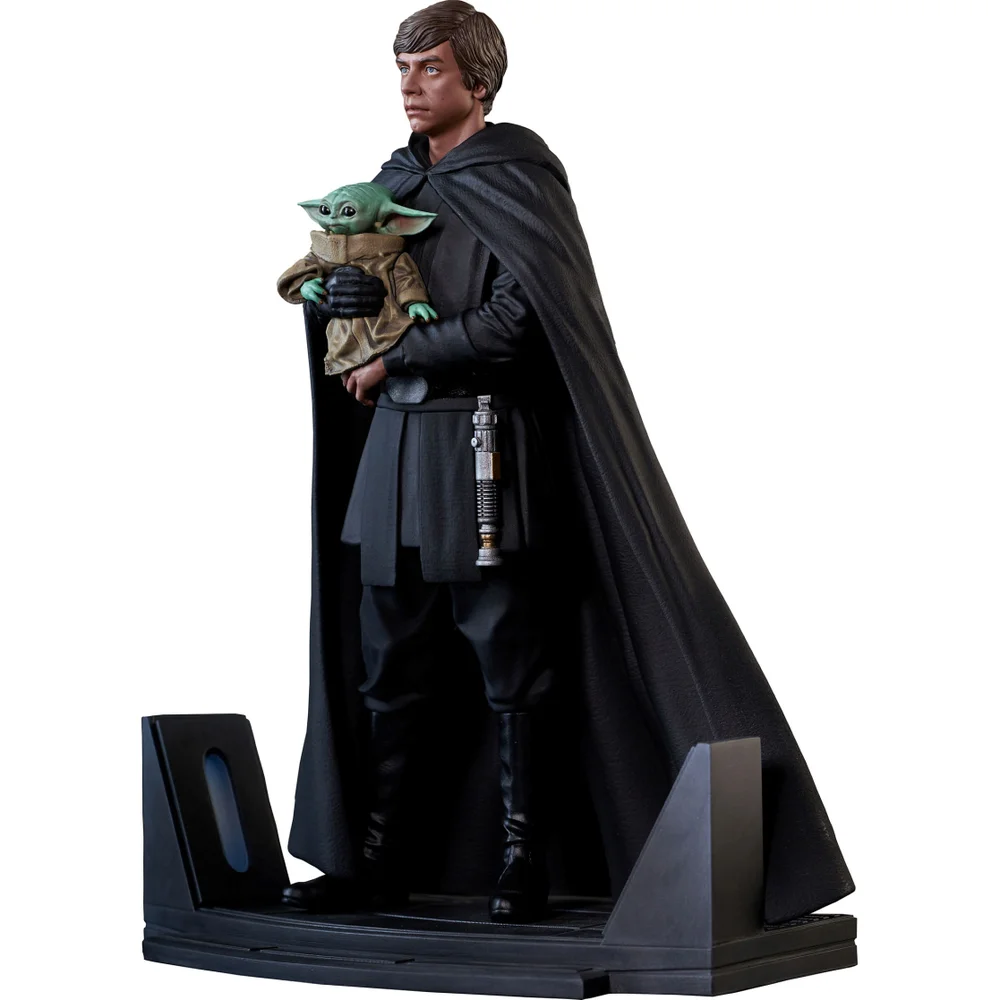 Gentle Giant The Mandalorian Premier Collection Statue - Like Skywalker & Grogu Afbeelding 1