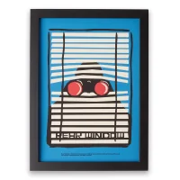 Hitchcock Rear Window Focused Giclee Poster