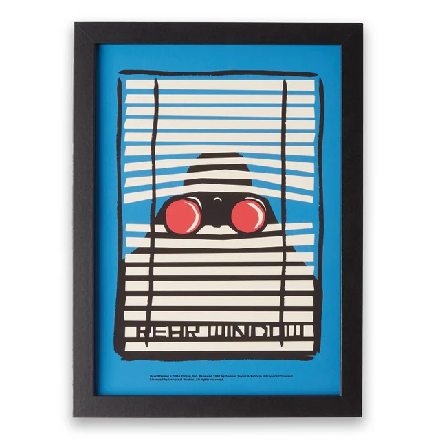 Hitchcock Rear Window Focused Giclee Poster