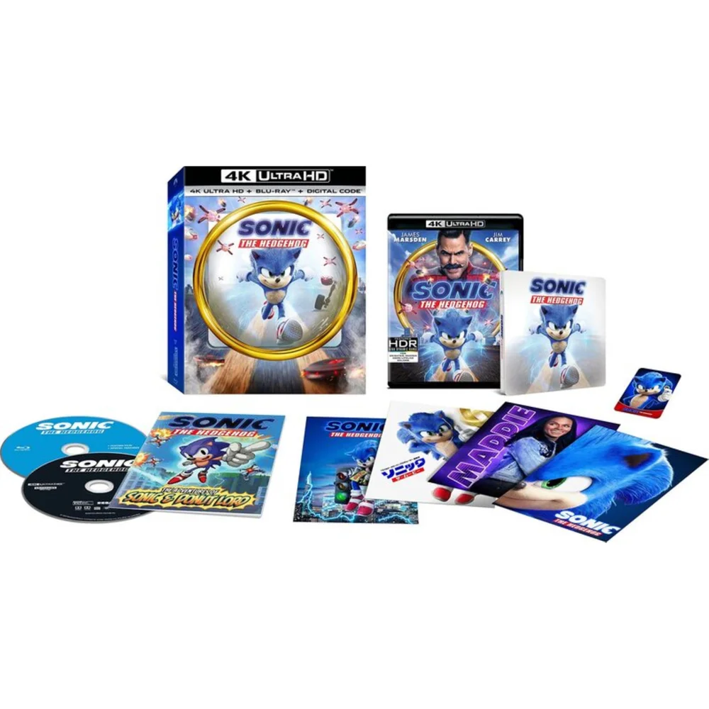 Sonic The Hedgehog: Bonus Stage Edition - 4K Ultra HD (Includes Blu-ray) (US Import) Afbeelding 1