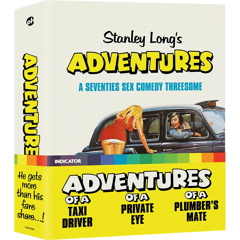 Stanley Long's Adventures: A Seventies Sex Comedy Threesome (UK Limited Edition) Afbeelding 1