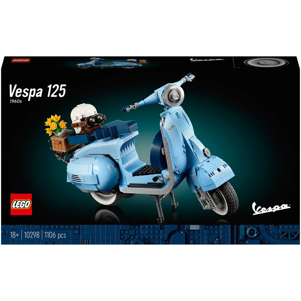 LEGO Creator Expert Vespa 125 Scooter Model Building Set for Adults (10298) Afbeelding 1