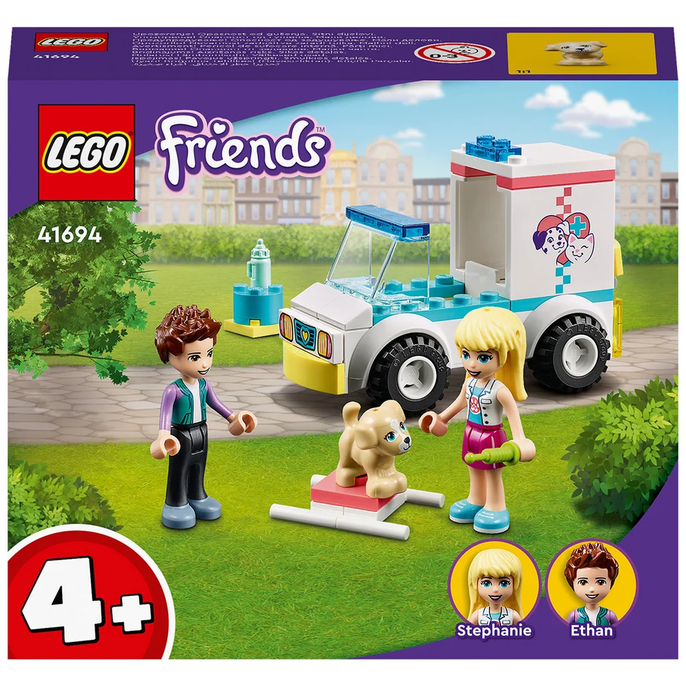 LEGO Friends: Pet Clinic Ambulance Animal Rescue Toy (41694) Afbeelding 1