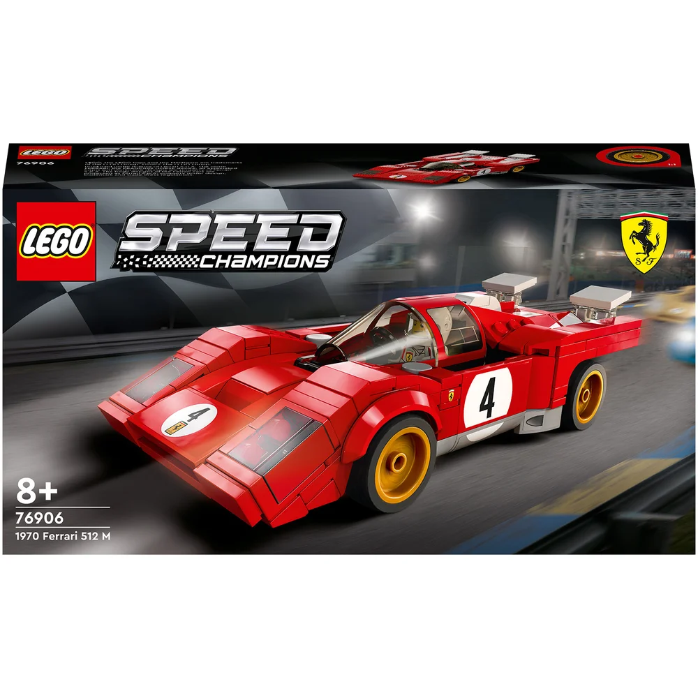 LEGO Speed Champions 1970 Ferrari 512 M Sports Car Toy (76906) Afbeelding 1