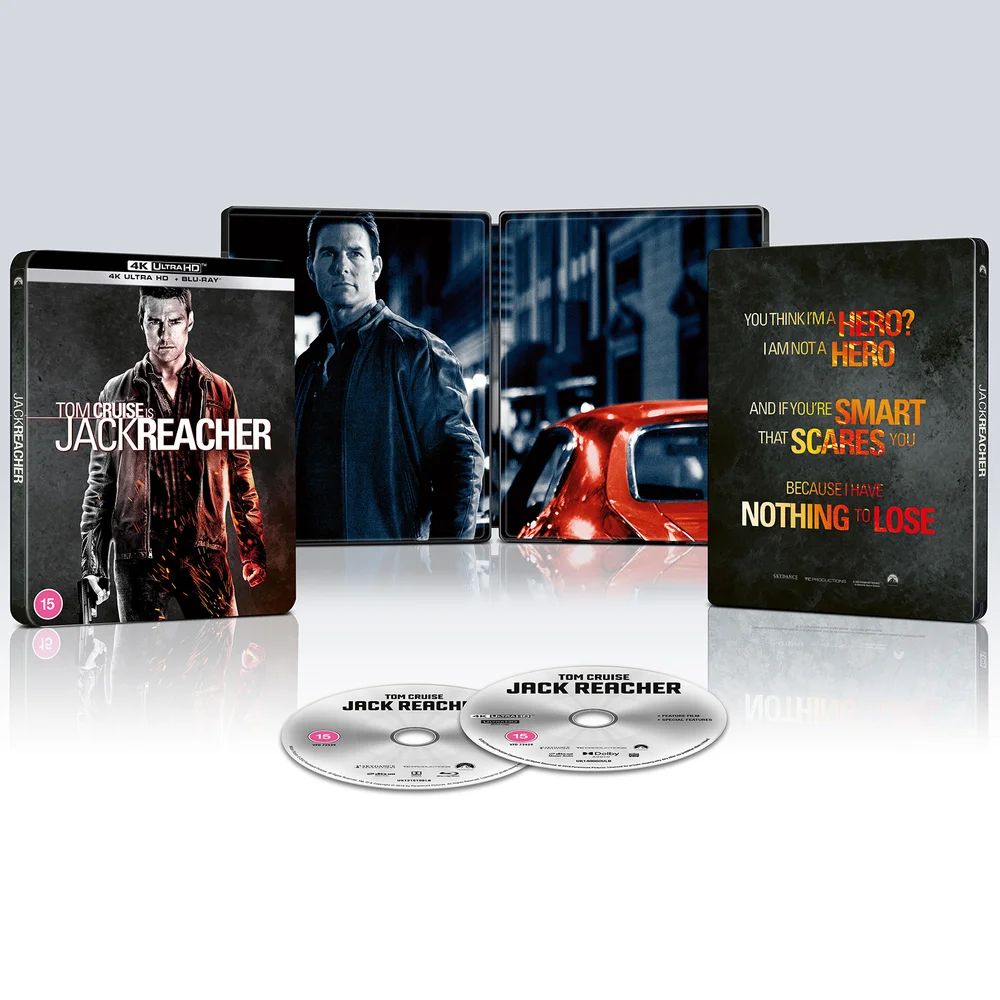 Jack Reacher 4K Ultra HD Steelbook Afbeelding 1