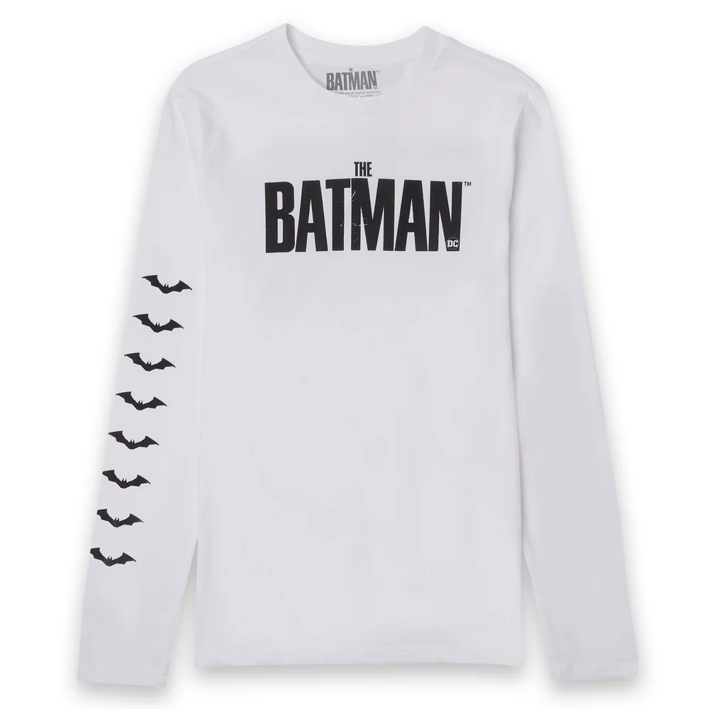 The Batman The Bat Men's Long Sleeve T-Shirt - White - XS Afbeelding 1
