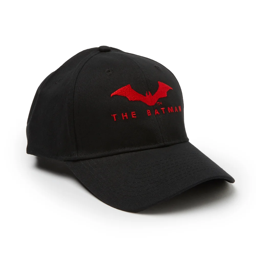 The Batman The Bat Embroidered Baseball Cap - Black Afbeelding 1