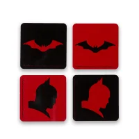 The Batman Silhouette Coaster Set - undefined undefined