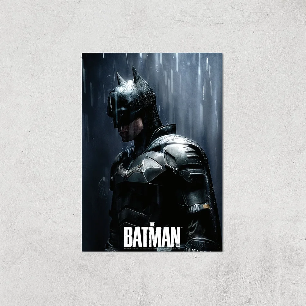 The Batman Gotham Hero Giclee Art Print - A4 - Print Only Afbeelding 1