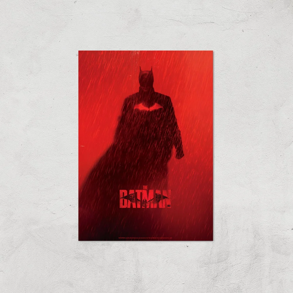 The Batman Poster Giclee Art Print - A4 - Print Only Afbeelding 1