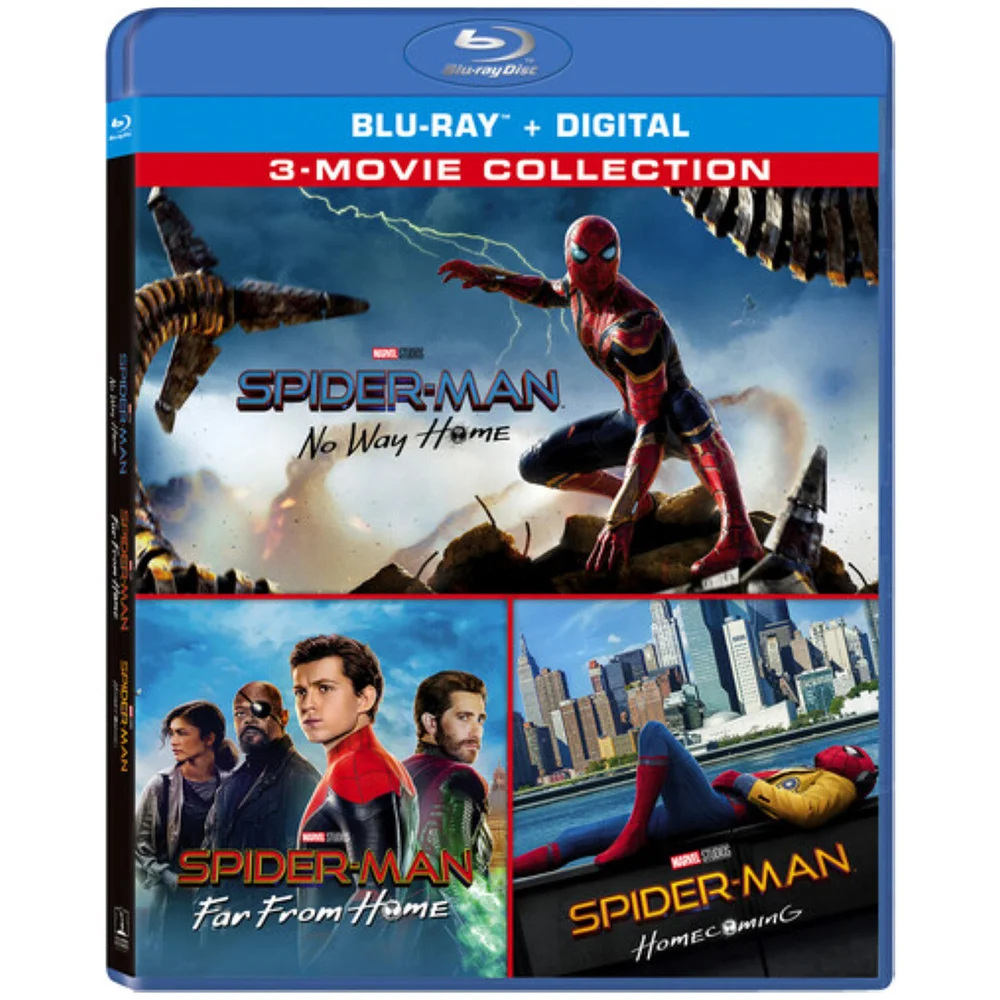 Spider-Man: Far From Home / Spider-Man: Homecoming / Spider-Man: No Way Home (US Import) Afbeelding 1