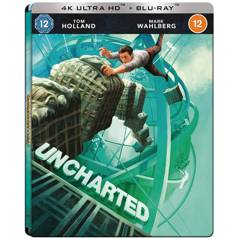 Uncharted - Zavvi Exclusive 4K Ultra HD Steelbook (Includes Blu-ray) Afbeelding 1
