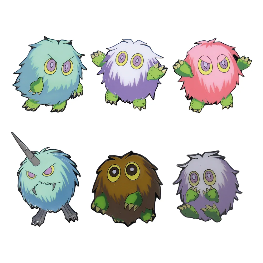 Fanattik Yu-Gi-Oh! Kuriboh Brothers Limited Edition Set of 6 Pins Afbeelding 1