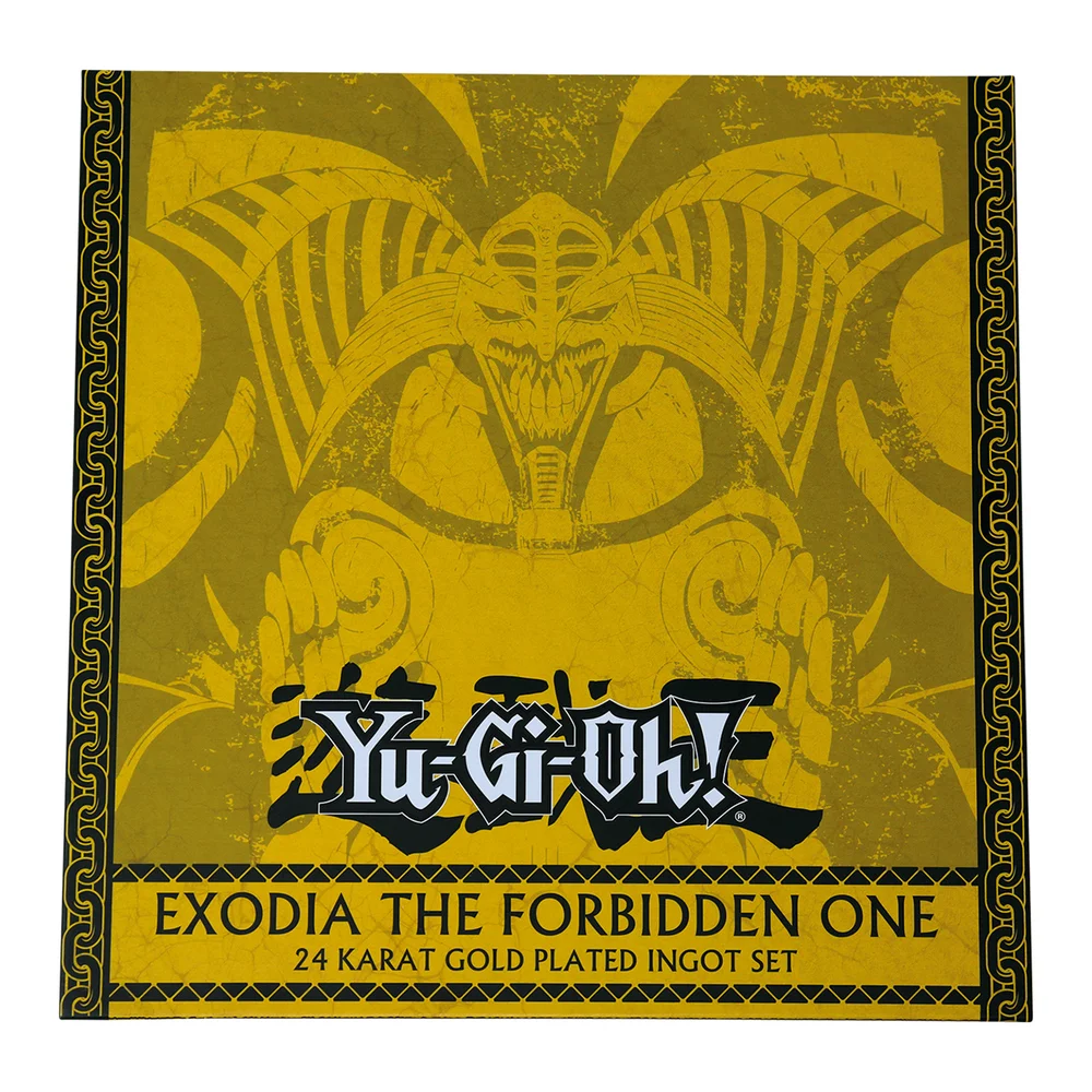 Fanattik Yu-Gi-Oh! Premium 24k Gold Plated Exodia Collectible Afbeelding 1