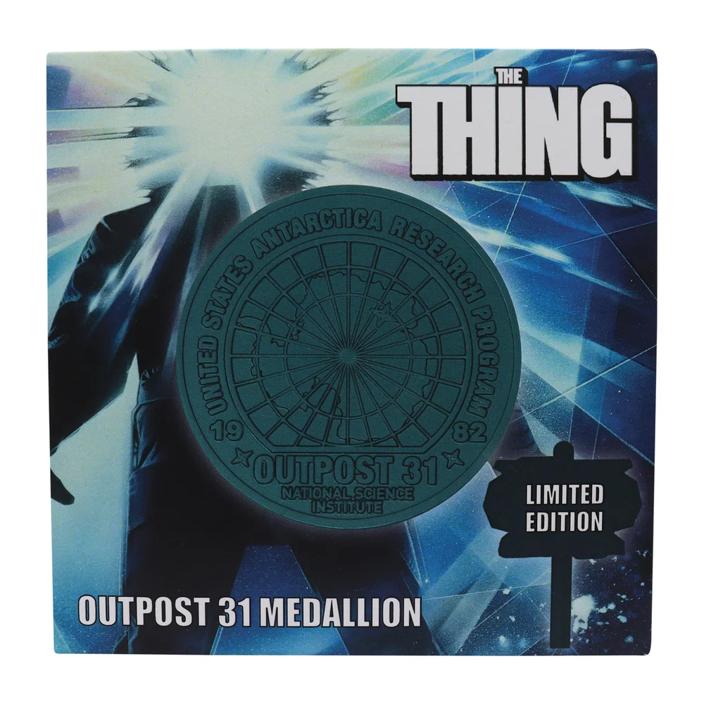 Fanattik The Thing 40th Anniversary Ice Blue Limited Edition Medallion Afbeelding 1
