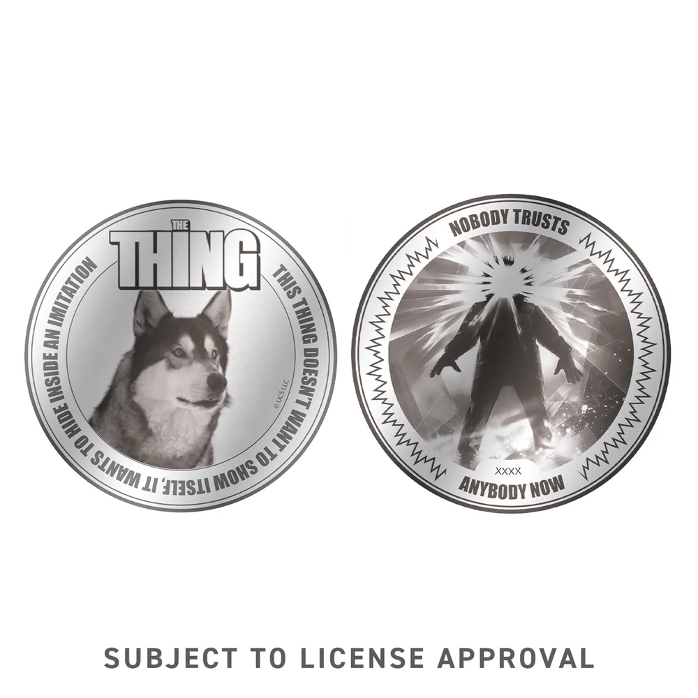 Fanattik The Thing 40th Anniversary Limited Edition Coin Afbeelding 1